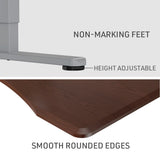 FORTIA Sit To Stand Up Standing Desk, 160x75cm, 72-118cm Electric Height Adjustable, Ergonomically V219-ADKASTFO6WLSA