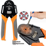 DT16 Crimper 4 Way Indent,8 Impression iCrimp Closed Barrel Type Deutsch Crimper V201-IWD0016BL8AU