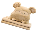 Plush Cushion Air Conditioning Blanket Cute Mouse Appearance Multifunctional Blanket Throw V1294-YM0716-3117220119312