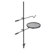 Swivel Campfire Grill Heavy Duty Steel Open Fire Cooking Grate Adjustable V952-LSYYKJDGL1414CJXOV0