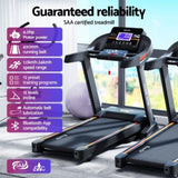 Everfit Treadmill Electric Auto Incline Home Gym Fitness Exercise Machine 490mm TMILL-480-M196-AUTO