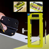 Door Hinge Installation Kit Hinge Mortiser Template with Router & Self-Centering Bits Fits 3" to V1192-AZ-W-26192