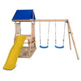 Lifespan Kids Hazelbrook Swing Set & Play Centre with 1.8m Slide V572-LKPC-HAZEL-YL