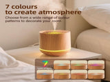 Humidifiers - Aromatherapy Humidifier - 300ml Diffuser - Air Humidifier - Room Humidifier - 7-Color V1188-MS-313-0700