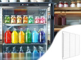 Metal Refrigerator Partition Board White for Freezer and Fridge Organization V1369-AZ3-W-16615