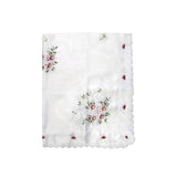 Anya Flowers White Embroidered Cutout Rectangular Tablecloth 152 x 228 cm V442-UGG-TABLEC-ANYA228-WHITE-RE