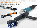 Angle Grinder to Carving Tool Adapter with Wood Carving Disc for Woodworking Grooving Sculpting V1341-ZY-2RJ9EJAG-M14