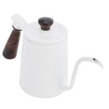 700ml Hand Drip Coffee Pot 304 Stainless Steel Long Spout Coffee Making Kettle with Wooden Handle V1294-YM0718-3118210018511