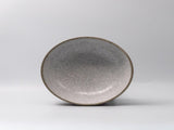 Serving Bowl 24cm Crazed Grey Glaze V637-C3023