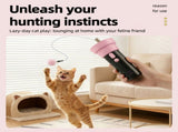 Interactive Electric Cat Fishing Toy with Retractable Feather Wand, Auto-Play Mode for Indoor V1341-ZY-NKC93QD9-COTTONPINK
