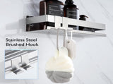 Stainless Steel Shower Rack - No Drilling Required - Wall Rack - Shower Rack - Shower Rack V1188-MS101-02466-1