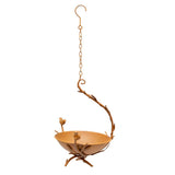 Hanging Birdfeeder On Branch w 2 Birds 51cm V637-27617BRD