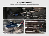 Inline Fuel Filter 10 Micron with 6AN 8AN 10AN Adapter&Bracket Clamp 50MM Universal V1258-DP02-C-3099