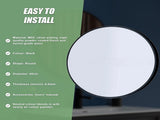80cm Round Wall Mirror Bathroom Makeup Mirror by Della Francesca V63-831481