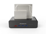 Simplecom SD352 USB 3.0 to Dual SATA Aluminium Docking Station with 3-Port Hub and 1 Port 2.1A USB V28-SD352
