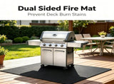 Dual Sided Fire Mat Stop Deck Burn Stains V1221-XM-LB012-GM04