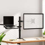 Artiss Monitor Arm Desk Mount Laptop Tray MA-B-D-C66-BK