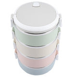 Portable Stainless Steel Lunch Box Container Bento Box Food Container V1294-YM0727-JY14509-04