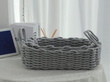 Cotton Rope Storage Basket Hand Knitting Nordic Style Desktop Storage Organizer for Key Snacks V1294-YM0626-3117220295113