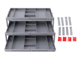 Drawer Organizer Single Row Expandable Folding Jewelry Organizer Tray Earring Storage Display Case V1294-YM0901-3117240180712