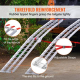 Aluminum Ramp 1500 LBS Foldable Loading Ramps for Pickup Trucks Bed 2 PCS V952-ZZGXPDBL15002MPCQV0