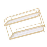 2 Tier Bathroom Countertop Counter Standing Rack Cosmetic Holder Storage Shelf Cosmetic V1294-YM0706-3117230205211