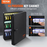VEVOR 48-Key Cabinet, Key Safe with Combination & Key Lock, Digital Security Storage Box Steel Key V952-YCAQJHS48PCSWJCW9V0
