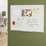 Magnetic Whiteboard 90x120cm Erase Board Marker Eraser Tray Home Office School WB-90X120-BOARD