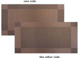 Placemats - Heat-resistant, non-slip placemats - Easy-to-wipe and clean woven placemats - Suitable V1188-MS101-01097-1