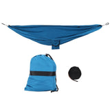 Hanging Chair Bed Dual Use Portable Hammock Swing for Camping Courtyard Corridor OutdoorBlue V1294-YM0901-3116200020311