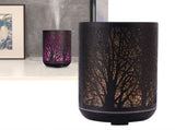 300ml Air Humidifier 2 in 1 Ambient Night Light Aroma Aromatherapy Diffuser Black 100240VAU Plug V1294-YM0721-3113210017613