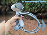 Electric Portable Outdoor Shower ABS Body / USB Charging / 164cm Kink-Resistant Hose / Strong V1232-HWLYQ-001