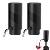 2PCS Electric Wine Opener Electric Wine Bottle Aerator for Wine Lovers Home Kitchen Party V1263-JX-7440