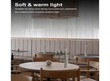 Portable LED Table Lamp 13.5" H Touch Control, 3 Brightness Levels, Rechargeable Desk Light for V1107-CS-GJTDHU