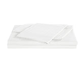 KENSINGTON 1200TC COTTON SHEET SET IN STRIPE-KING - WHITE ABM-202140