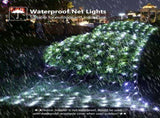 11.5ft x 5ft Christmas Net Lights Outdoor, 360 LED Net Lights with 8 Modes, Connectable, Timer, V1258-DP02-C-409