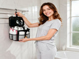 Portable Shower Storage Bag with Fixed Strap and Water Resistant Smartphone Pocket Oxford Cloth V1192-AZ-W-24174
