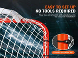 Street Hockey Net, Indoor Outdoor Steel Hockey Goal, Official Regulation Pro Hockey Training Goal V952-QGQQM7248YCGPVGWDV0