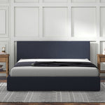 Milano Luxury Gas Lift Bed with Headboard - Charcoal No.35 - King ABM-10001606