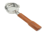 Bottomless Portafilter 54mm 3 Ears Solid Wood Handle Stainless Steel Coffee Bottomless Filter for V1294-YM0703-3113230088811