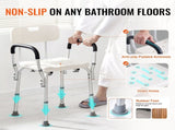 Shower Chair, Shower Seat with Back, Adjustable Height Shower Stool, Shower Chair for Inside Shower V952-LYYFXFLHJPESAQLY8V0
