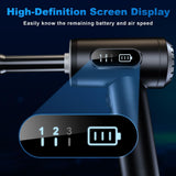 Compressed Air Duster, Rechargeable Cordless Electric Air Blower 3-Gear Adjustable, 100000RPM, Smart V1107-785-28046