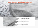 Indoor Plush Area Rugs, 1.83x2.74 m Soft Plush Carpet, FFurry Shag Area Rugs for Living Room, V952-JXZXDTSM6X9FYV2LW001V0