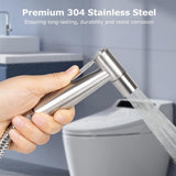 Bidet Sprayer Set Bathroom Hygiene Toilet Sprayer Personal Cleansing - Silver - Size 01 V1106-DSZ-001-100-SLR-01