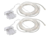 2pcs Trampoline Rim LED Light 16 Color Waterproof Remote Control Trampoline Light for Night V1294-YM0717-3111220244411