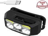 Headlamp LED Rechargeable - Headlight - 2-Pack LED Headlamp - Rechargeable - Ultralight, High V1188-ZXY-10568