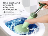 Green High-Pressure Toilet Plunger with Vacuum Seal Powerful Drain Unclogger for Toilets, Sinks & V888-ELOSUNG43798