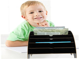 Display Stand Book Stand Desk Paper Organizer A4 Paper Desk Rack File Paper Organizer for V1370-AZ4-07499