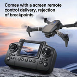 Upgraded foldable drone, equipped with dual high-definition cameras obstacle avoidance, brushless V1102-HEWRJ-001
