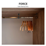 4-Pack Heavy Duty Closet Rod Center Support Brackets, Wardrobe Rail Support, Pipe Holder Socket for V1366-AZ2-W-28549